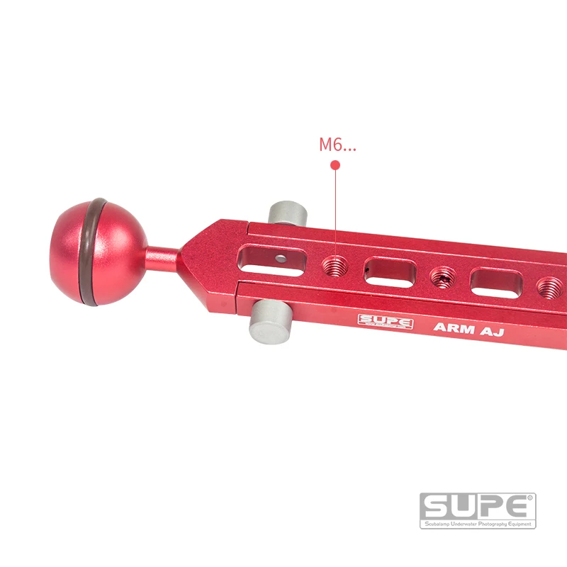 SUPE Scubalamp Регулируемая рука от 5 дюймов-11 дюймов Длина Подводные аксессуары для подводного плавания оборудование для фотосъемки шаровая рукоятка