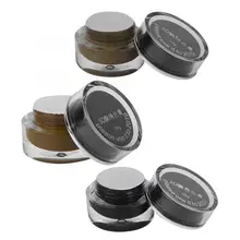 Микроблейдинг тату крем против пигментации натуральный растительный микроблейдинг Полупостоянный Макияж для бровей Крем против пигментации черный, кофе и серый