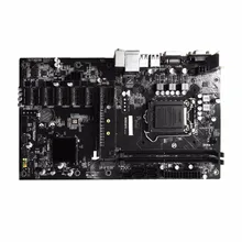 B250 BTC 6PCI-E Desktop Computer Motherboard Professional Mainboard VGA+DVI input USB 3.0/2.0 1151 DDR4 32G 16x PCIe Slots