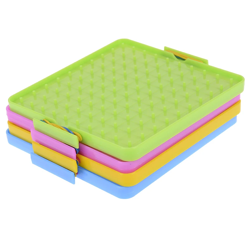 Plastic Nail Plate Primary Mathematics Nailboard Tool Geometry Demo Children Educational Toy Teaching Instrument Puzzle Game Toy Plastic Nail Plate Primary Mathematics Nailboard Tool Geometry Demo Children Educational Toy Teaching Instrument Puzzle Game Toy