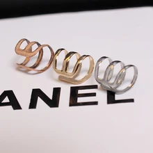 SUKI Vintage Estilo Punk Oco U-em forma de Brincos Da Orelha Clipe Não Perfurou Osso do Ouvido Invisível Dos Homens e Mulheres de Jóias clipe de oreja(China)