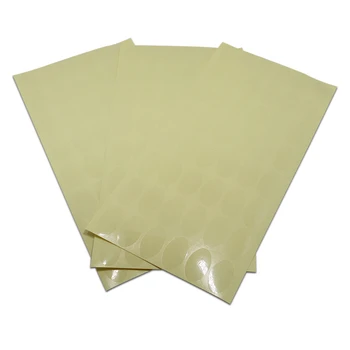 

DHL Transparent Oval Circle Adhesive Seal Sticker Label Ellipse Clear PVC Plastic Stickers Plain Gift Box Sealing Label Sheet