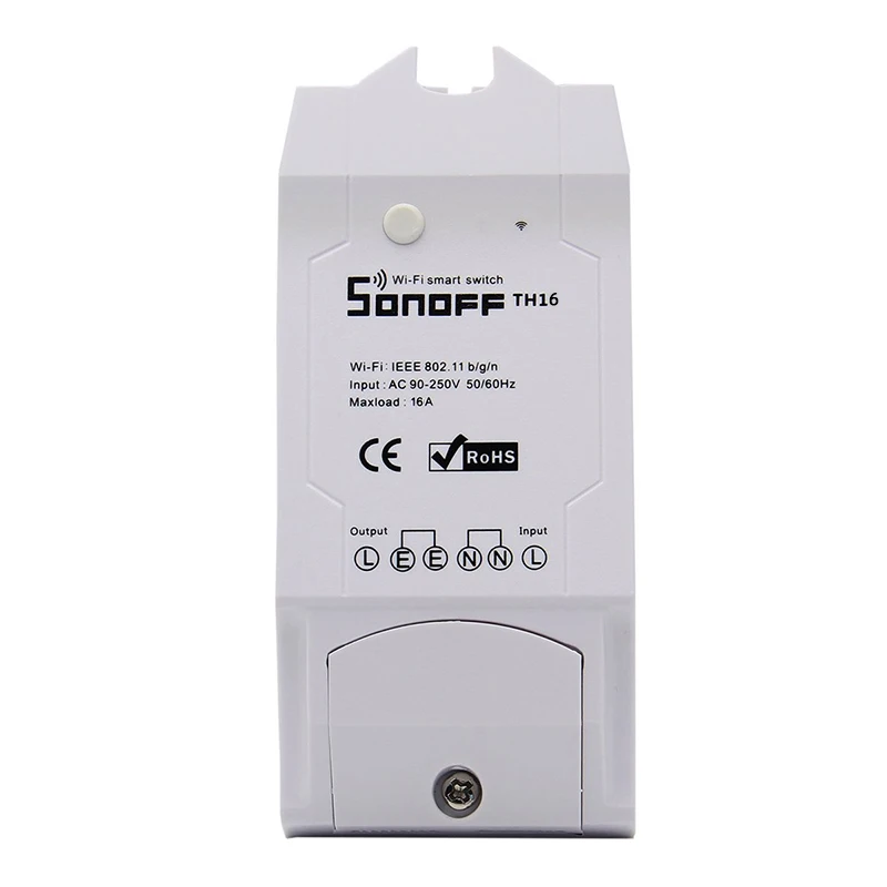 Sonoff TH16/TH10 умный переключатель Wi-Fi монитор температуры и влажности умный переключатель комплект домашней автоматизации работает с Alexa Google Home - Комплект: Sonoff TH16