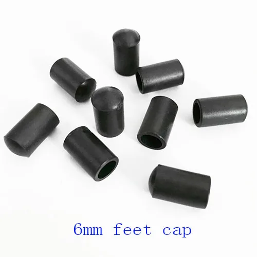 

Round 6 8 10 12 14 16mm Plastic feet cap chair steel tip protector rubber cover pin tube insert end steel wire protector