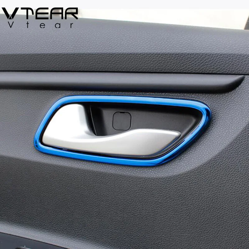 Vtear для киа рио 4 тюнинг Kia Rio X Line Внутренняя дверь Накладка внутренняя чаша круг