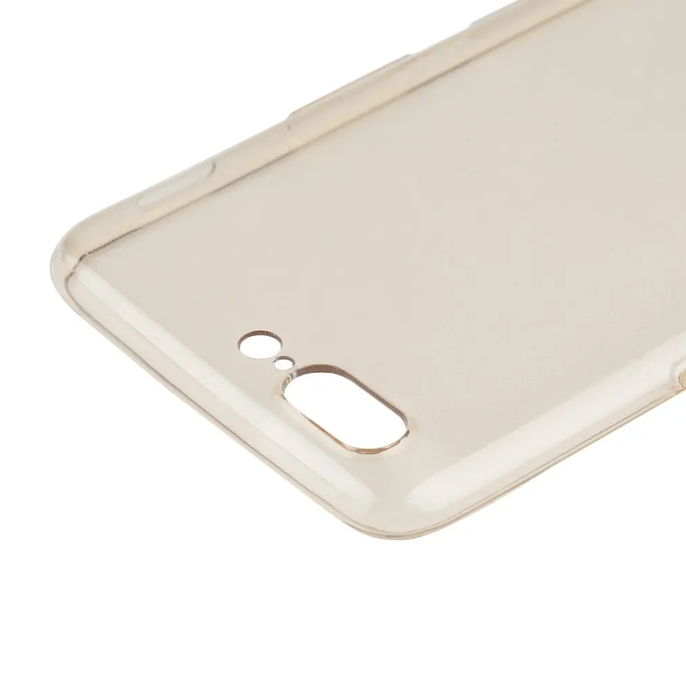 

8pcs transparent Brown Ultra Thin Soft TPU Phone Back Protective Case Suitable For OnePlus 5