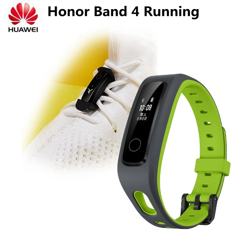 

Original Huawei Honor Band 4 Running Version Smart Wristband Shoe-Buckle Land Impact 5ATM Professional Advice Sleep Monitor
