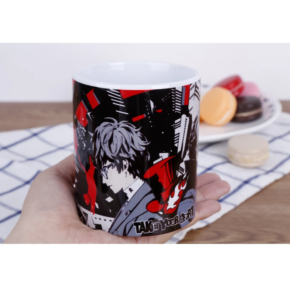 Аниме JK Persona 5 P5 Акира Курусу Джокер Рен Амамия Косплэй кружка Керамика пить воду с отметками подарок