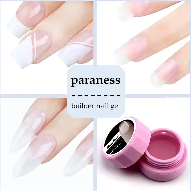 Paranes Uv Gel Builder Gel Polish Set Soak Off Uv Color Gel Nail
