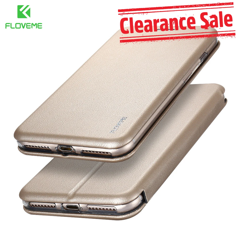 FLOVEME оригинальный превосходный Чехол-книжка из искусственной кожи для iPhone 7 6 6s Plus
