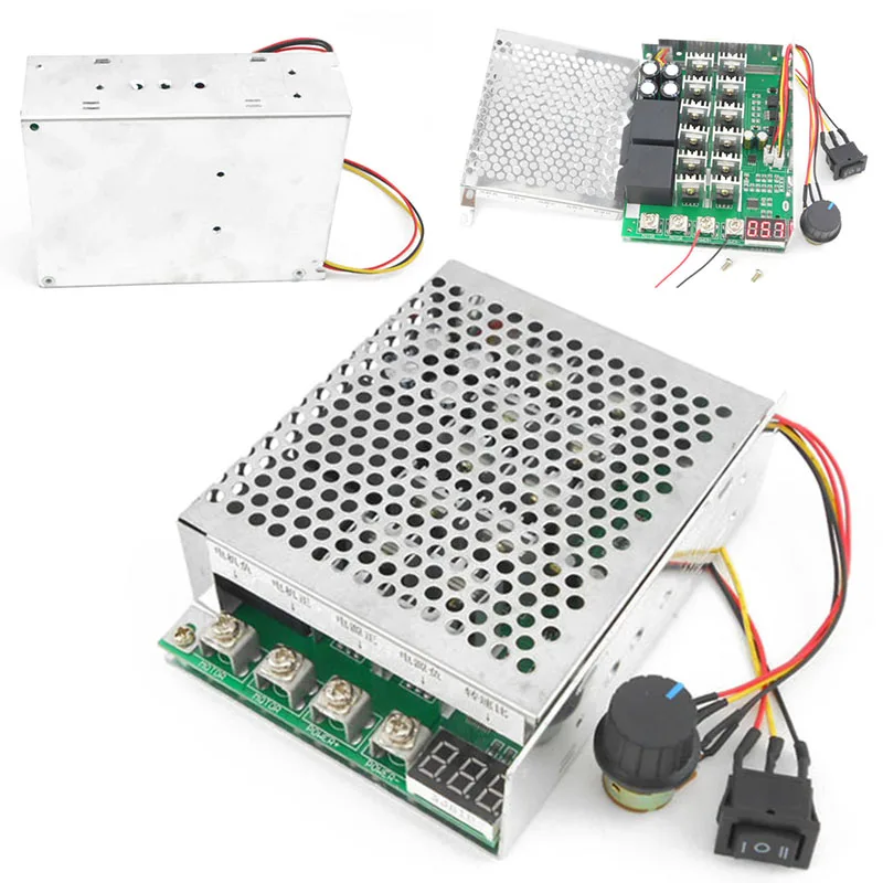 

60A DC Motor Speed Controller 12-48V High Quality Reversible Control with Forward,Reverse,Bidirectional Switch