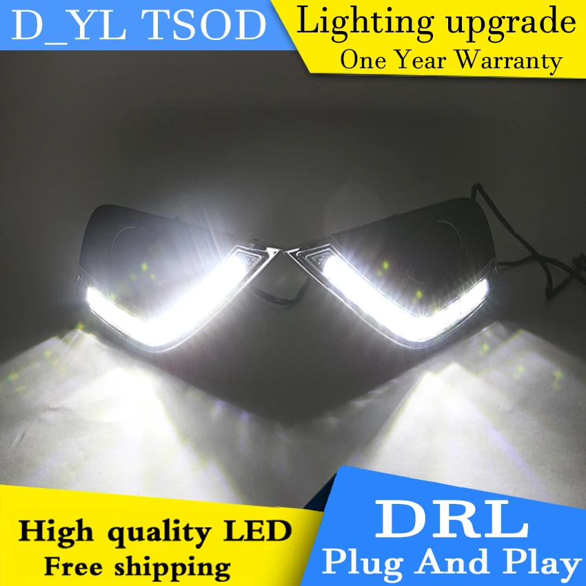 

Car styling For Nissan Sunny LED DRL For Sunny R led fog lamps daytime running lights High brightness guide LED DRL