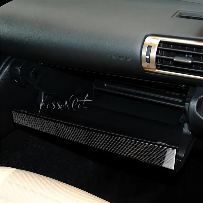 Углеродного волокна автомобилей декоративная емкость для хранения газа автомобилей Стикеры для Lexus IS250 300 H Авто Интерьера Автомобилей Аксессуары Укладка
