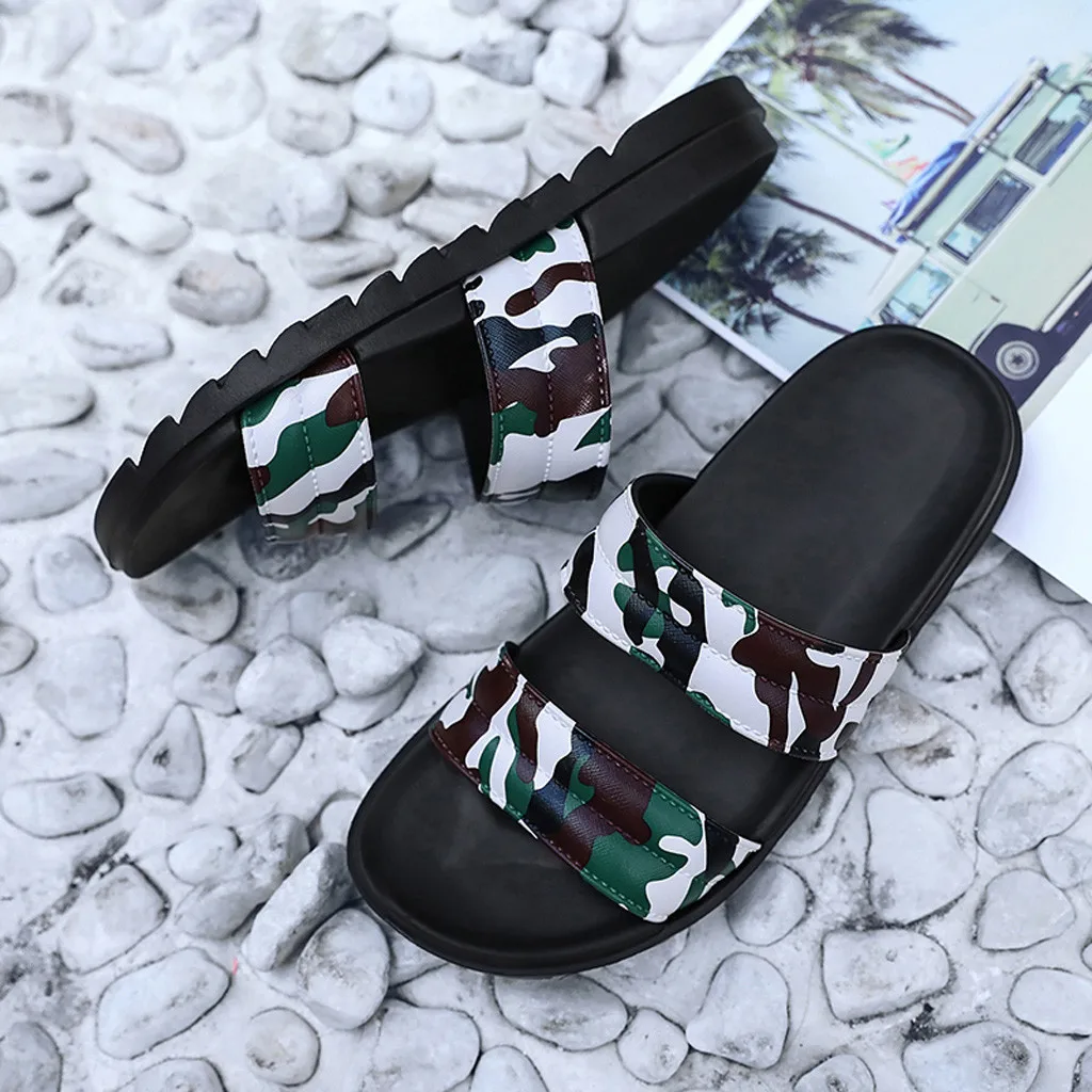 

2019 New Summer Cool Water Flip Flops Men High quality Soft Beach Slippers Fashion Man Casual Shoes Mar8