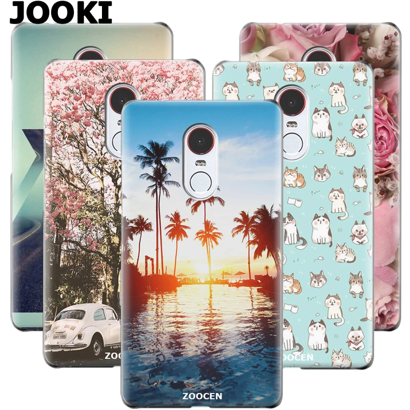 

JOOKI cover for zte nubia z11max case beautiful Floral printing Plastic Case for nubia z11 Flip Cover For ZTE Z11 max bag