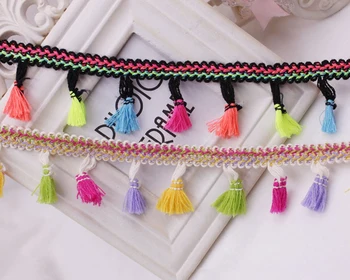

PPCrafts 45mm Fashion Tassels Fringe Lace Trim Ribbon DIY Handmade Sewing Curtains Garment Accessories