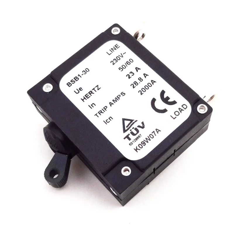 BSB130 23A In Generator Circuit Breaker 28.8A Trip Amps 230V 2000A HERTZ 50/60 Light Industrial