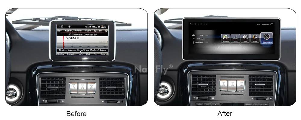 Clearance NaviFly 3+32 Android 7.1 car multimedia player for Mercedes Benz G Class W461 W463  G63 G65 G500 GPS head unit radio stereo 3