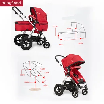 

Stroller pouch baby child car baby stroller suspension light folding bb car 6 colors