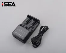 Portable 2 Slots Intelligent Battery Charger For Electronic Cigarette Charger USB Li-ion 18650/26650/32650 Battery Smart Charger