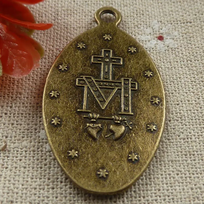 30 Pieces Bronze Plated Goddess Charms Pendant 48x26MM C1831 Jewelry Finding Craft 2