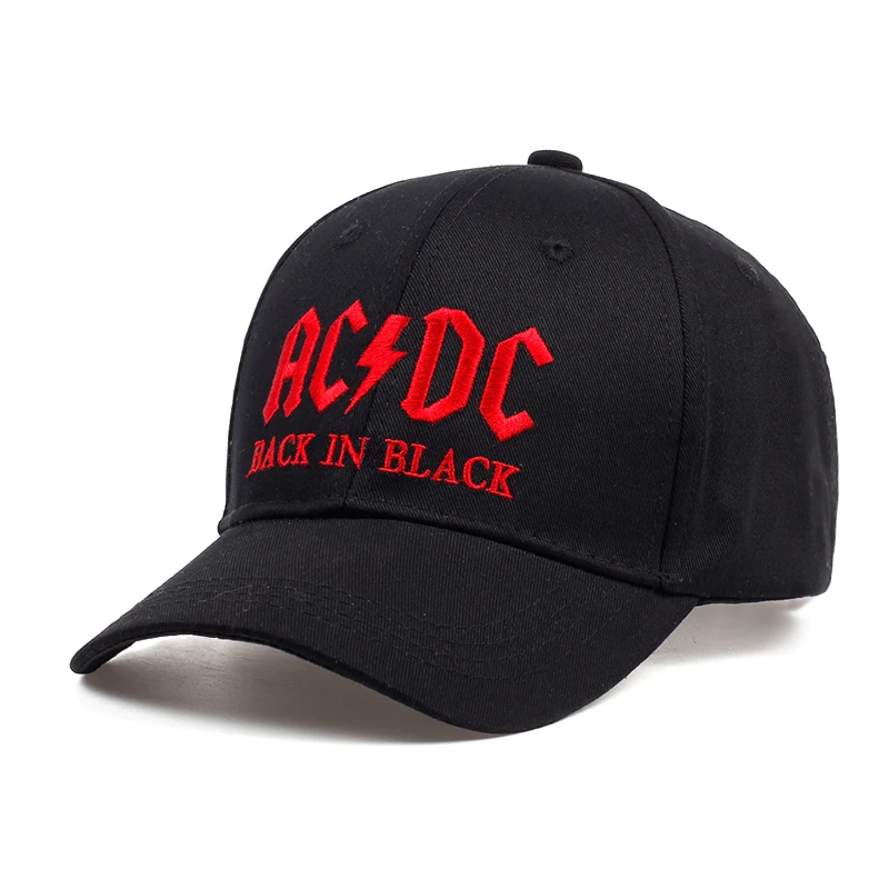 Новинка 2017 года AC/DC Группа Бейсбол кепки рок хип хоп кепки мужские acdc snapback шляпа вышивка письмо повседневное DJ рок папа шляпа