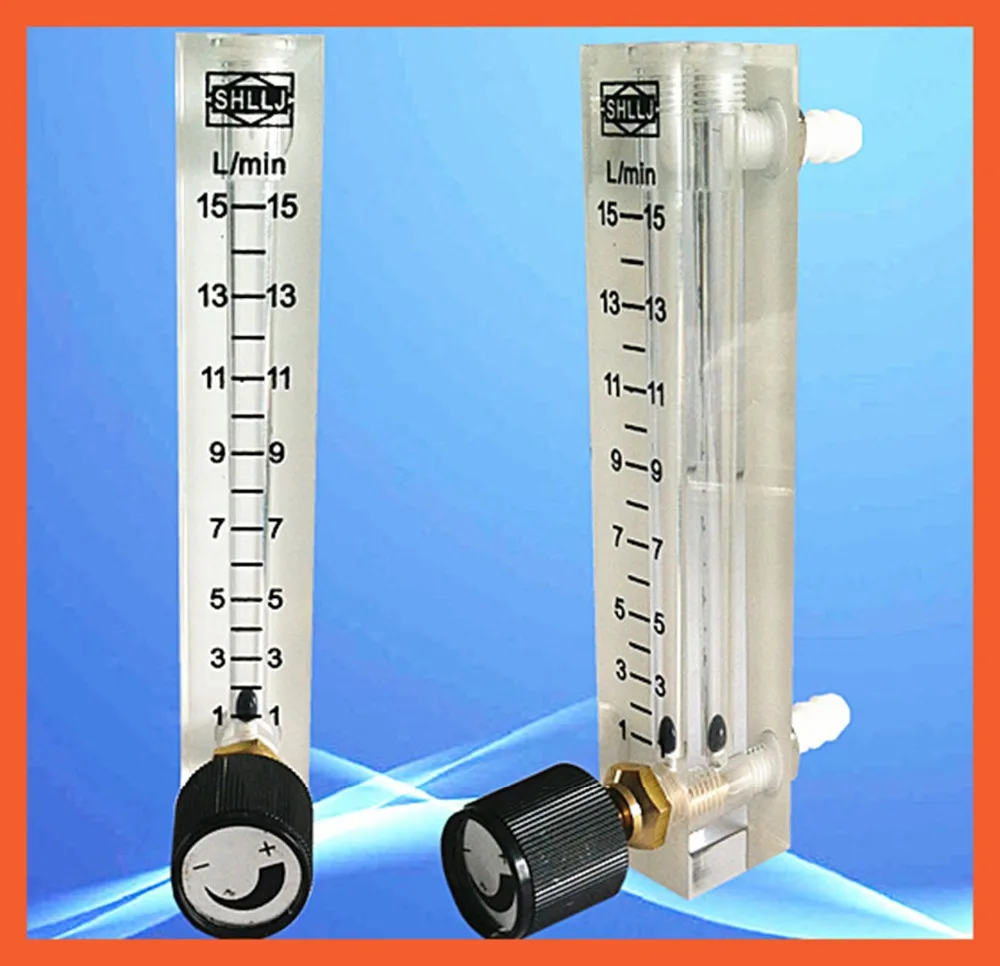 LZQ 7(1 15)LPM air flow meter(H=120mm gas flow meter)with control valve