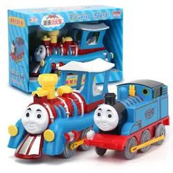 Томас и его друзья литые игрушечные машинки подлинная детская игрушечные лошадки инертный модель электроавтомобиля поезд подарок на день