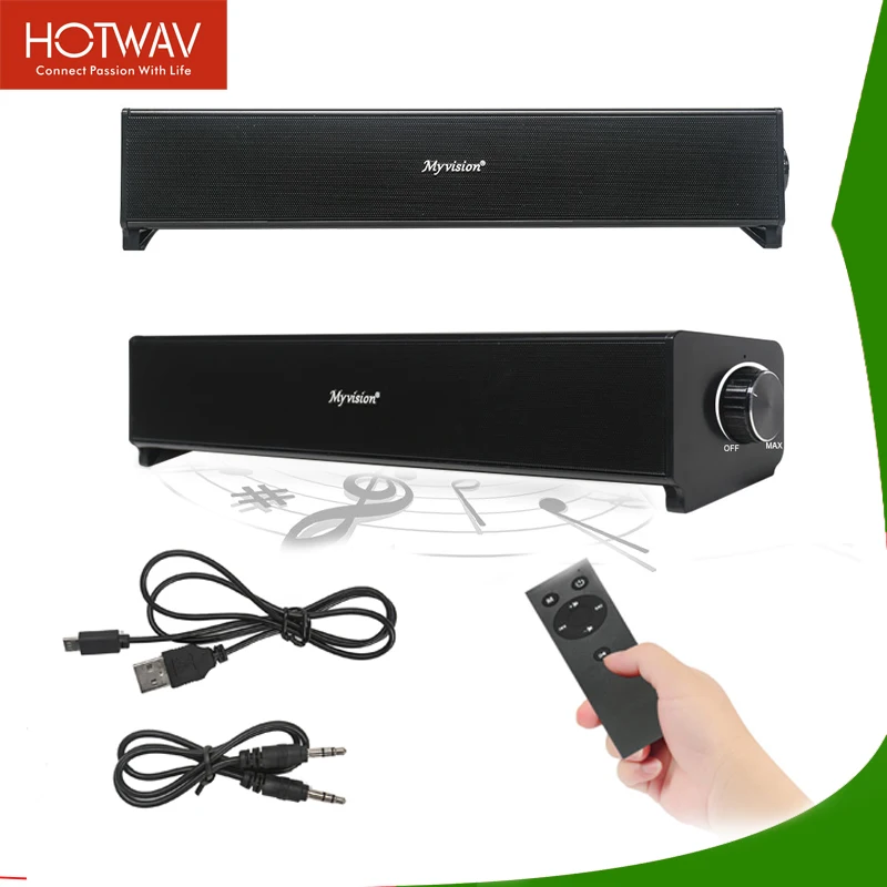 

HOTWAV Wireless Bluetooth Speaker 30W Soundbar 3D Audio Sound Bar For TV/Sport/Computer Home Theater Sound System Column Speaker