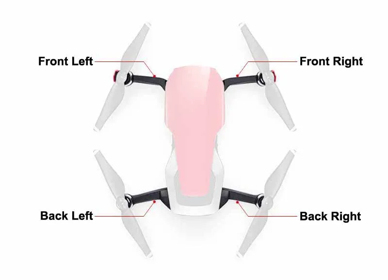 DJI Мавик Air Механическая лапа спереди сзади левый и правый Механическая лапа кузова, запасные части Drone аксессуары