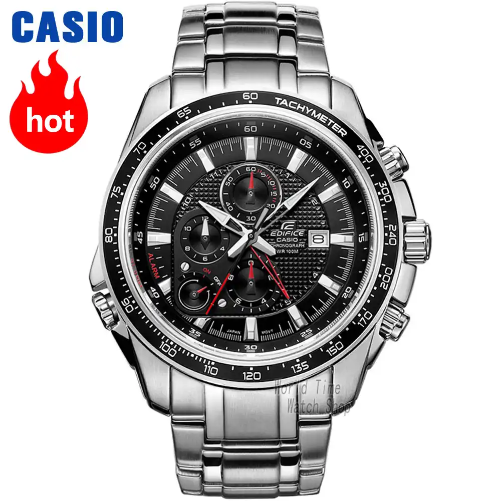 Casio часы Edifice мужские лучший бренд класса люкс 100м водонепроницаемый хронограф