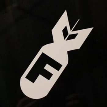 

(50 pieces /lot) Wholesale F Bomb vinyl stickers decals for car auto truck JDM car styling car accessories