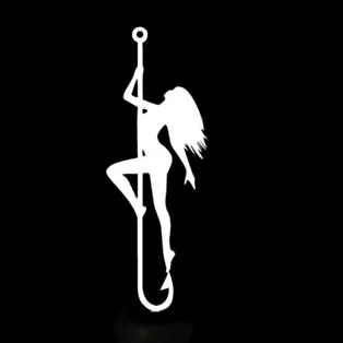 Fishing Girl Hooks Hunter Bass Fishing Car Boat Sticker Fish Decal Posters Wall Decals Pegatina Decor MuralFisher Sticker