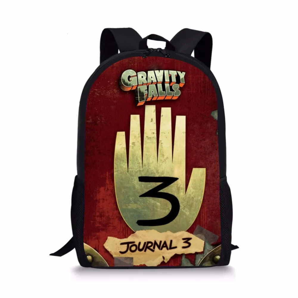 

THIKIN Gravity Falls Back pack For Teenagers Kids Bookbag Popular Cartoons Children School Bags Boy Girl Custom School Backpack