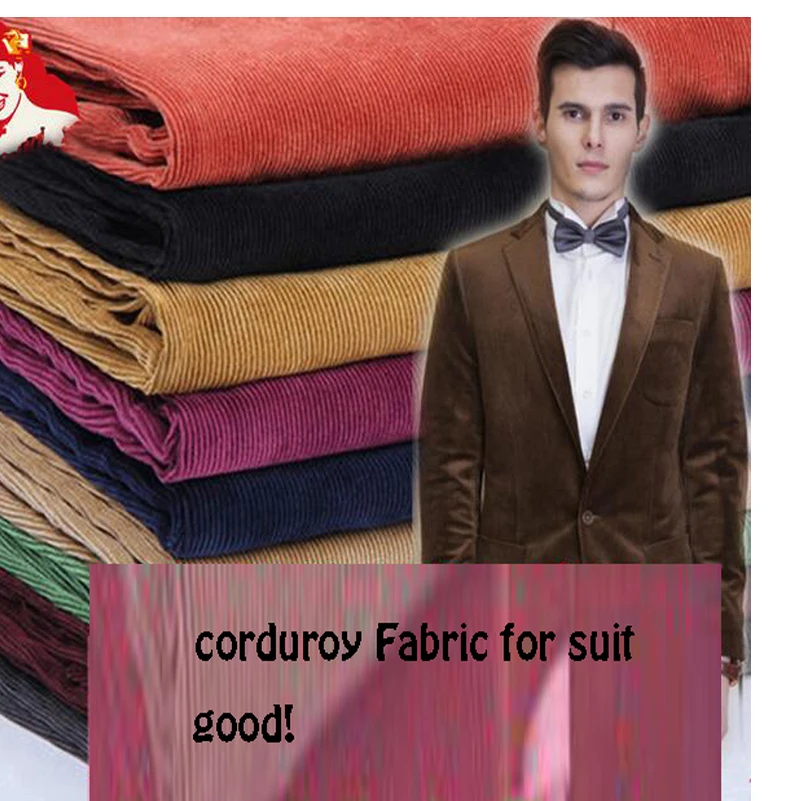 

Good Corduroy Fabric 150*50cm 1pc Cotton/Polyester Fabric Telas Patchwork Corduroy Fabric Sewing Material DIY Suit Clothes Dress