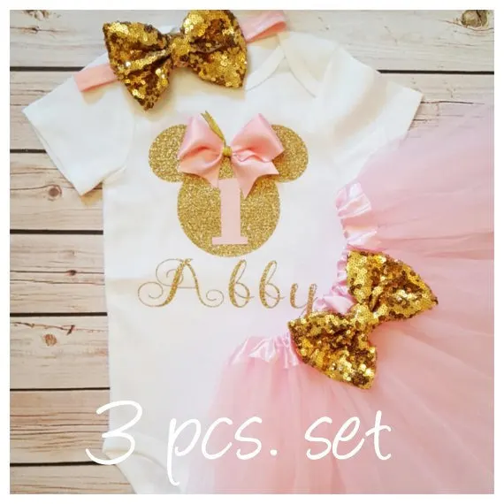 

Personalize name i am too cute minnies mouse baby shower 1st birthday bodysuit onepiece Tutu Dress romper Outfit Sets party