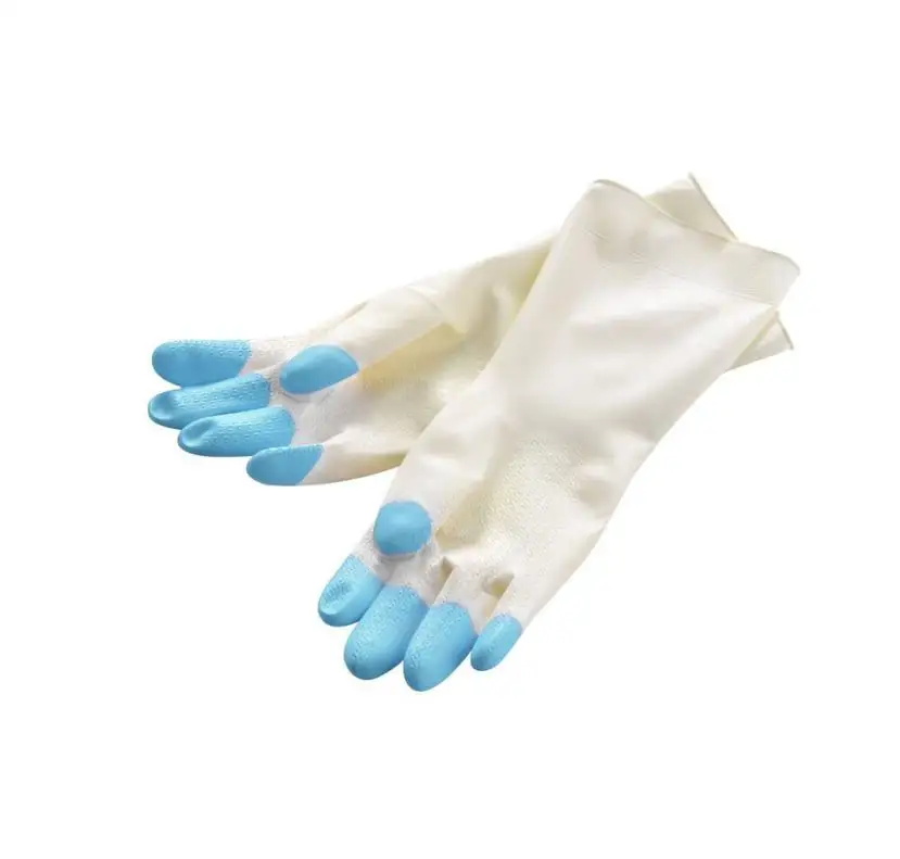 1 pair gloves Rubber Latex Dish Washing Up Long Gloves Kitchen