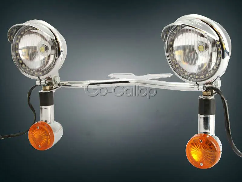 Driving Passing LED Turn Signals Angel Eye For Honda Shadow Aero