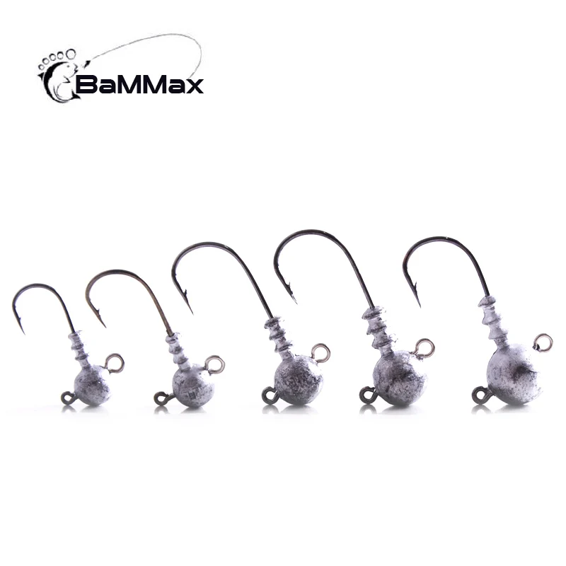 Bammax الصيد هوك 10 قطعة 2.5g 3.5g 5g 7g 8.5g تهزهز طعم سمك يطير الشائكة هوك ل لينة دودة إغراء الطعوم الصيد معالجة اكسسوارات