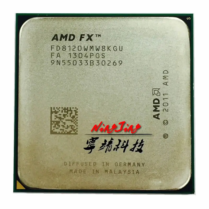 AMD FX Series FX 8120 3.1 GHz Eight Core CPU Processor FD8120FRW8KGU ...