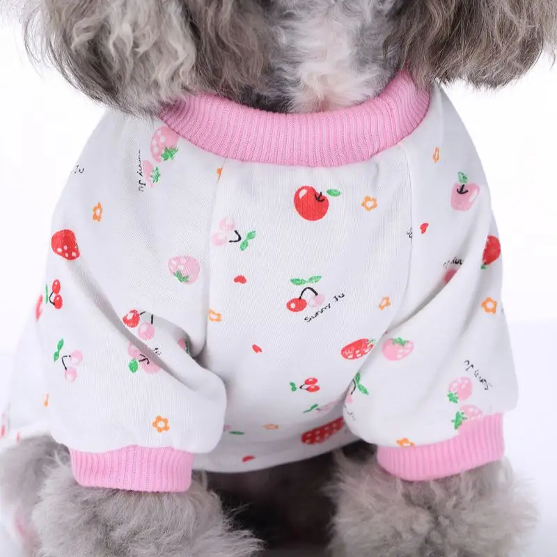 2018 собака Комбинезоны для женщин одежда Комбинезоны для девочек для Товары для собак Товары для кошек хлопок Одежда с принтом в виде собак