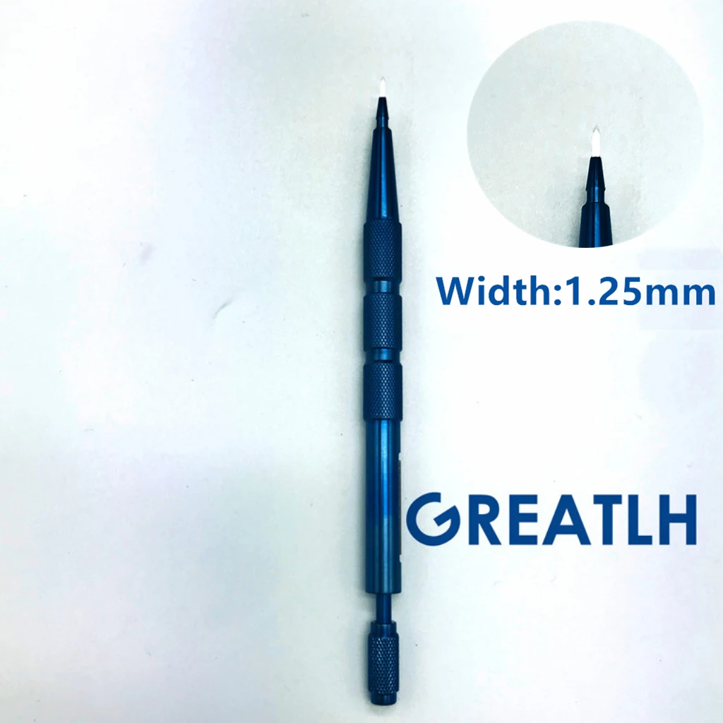 

1set 1.25mm Manually implanted tool eyebrow hair planting hair tool hair transplant pen hair follicle planting pen New