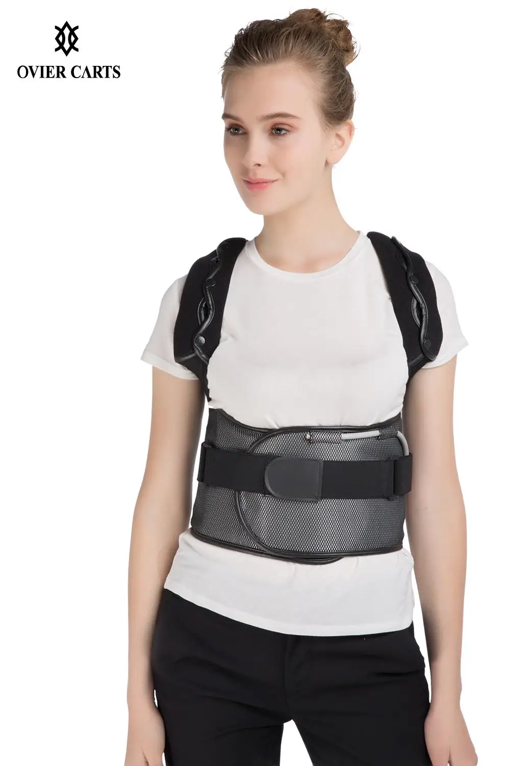 Inflatable Back Support Posture Corrector Belt Adjustable Shoulder/Back
