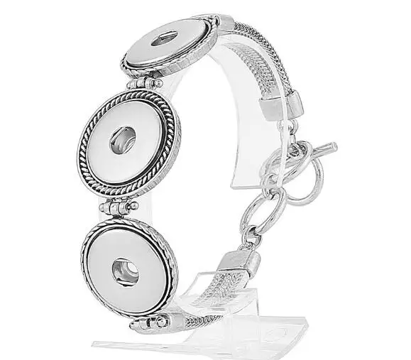 

Bracelet Jewelry Snap Bracelets Pulsera Fit 18mm Snap Button Women'S Bracelet Bohemia Vintage Fashion Jewelry