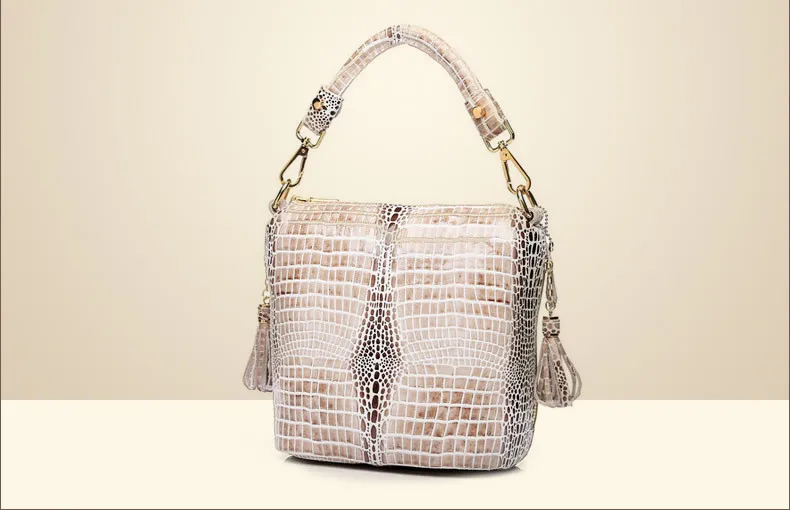 Акция, дизайнерские блестящие Изящные женские сумки с крокодиловым покрытием, натуральная кожа, тисненая сумка через плечо* S0721