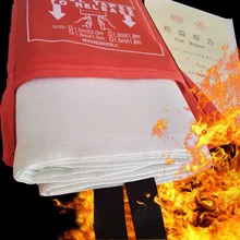 1 м X 1 м пожарное одеяло аварийная противопожарная защита приют пожарный тент для пожаротушения противопожарная защита стекловолокна противопожарная безопасность