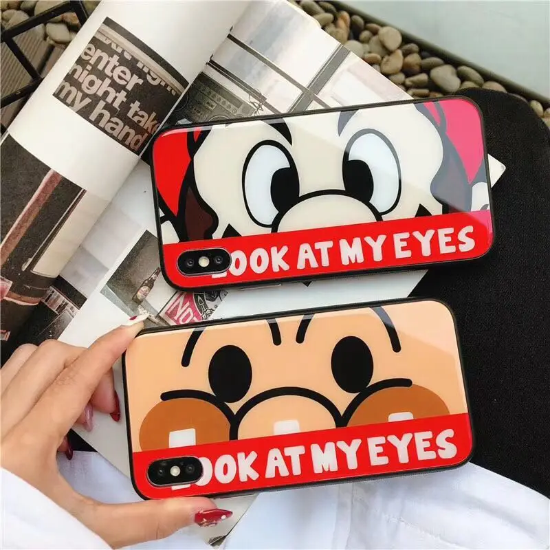 Супер мультфильм посмотрите на мои Средства ухода для век Anpanman Микки шаблон