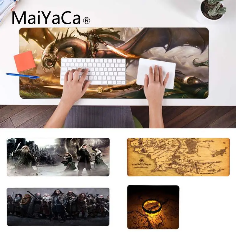 

MaiYaCa 2019 New The Lord of The Rings mouse pad gamer play mats Large Lockedge Mouse pad PC Computer mat