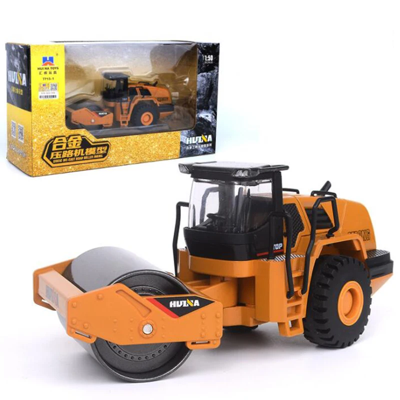 Details about   1:50 Alloy Diecast Road Roller Toys Engineering  Vehicle Model Toy Alloy Roller 