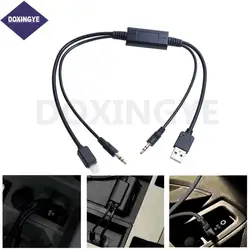 DOXINGYE, авто USB 3,5 мм AUX адаптер Интерфейс оригинальный кабель для BMW MINI Cooper и iPod iPhone ipad